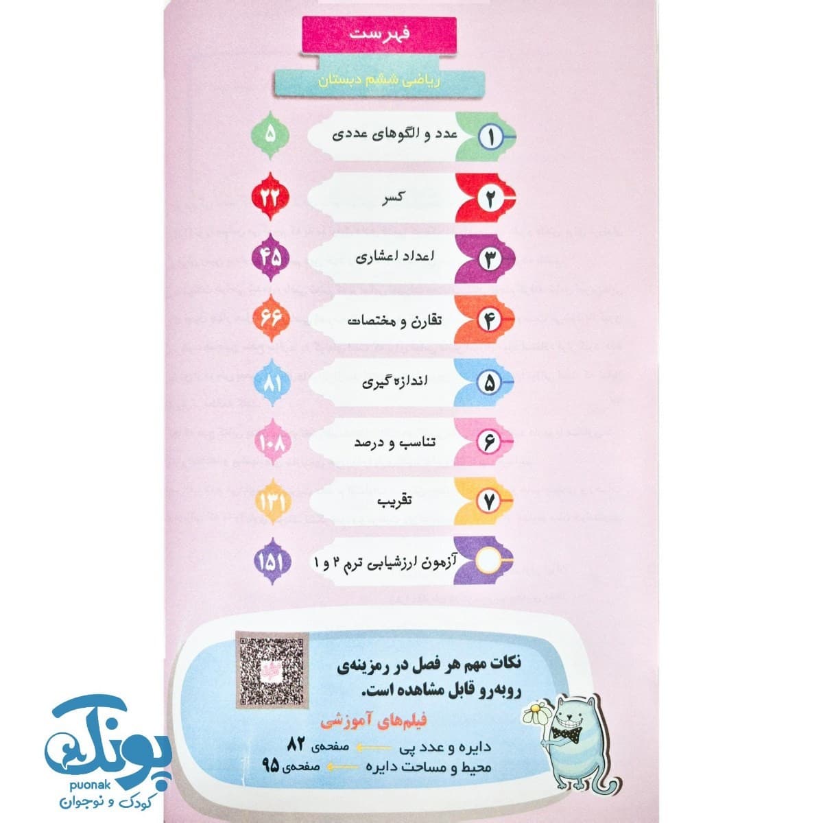 کتاب ریاضی را قورت بده ششم دبستان سرمشق — تصویر ۳