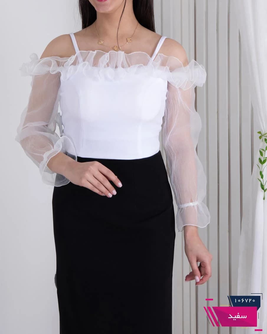نیم تنه یقه چین دار DIANA — تصویر ۲