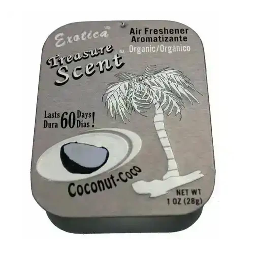 خوشبو کننده هوا خودرو Exotica Treasure Scent با رایحه نارگیل