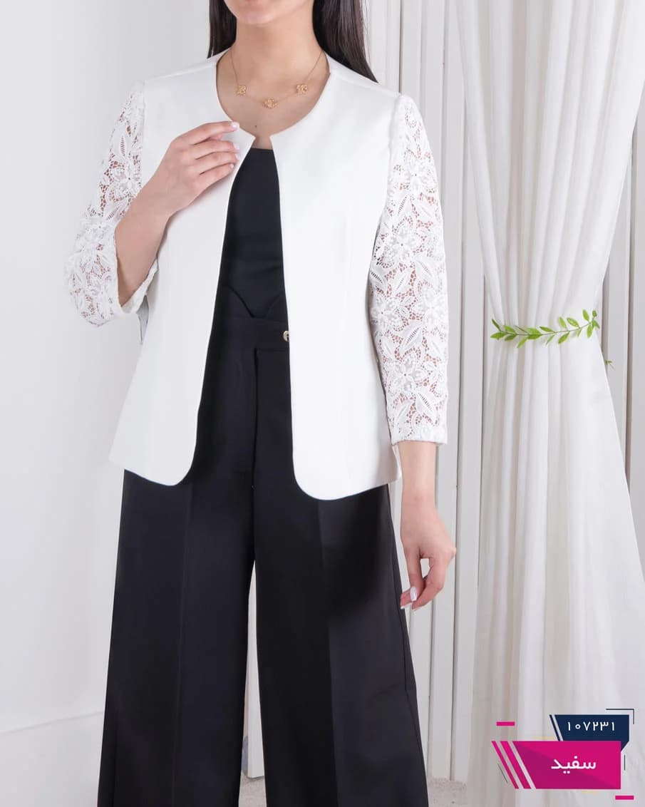 کت آستین گیپور NAFIS DRESS — تصویر ۸