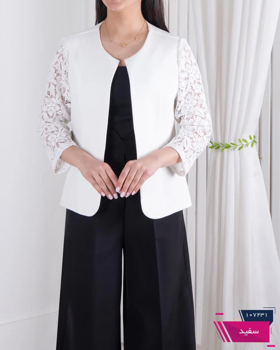 کت آستین گیپور NAFIS DRESS — تصویر ۹