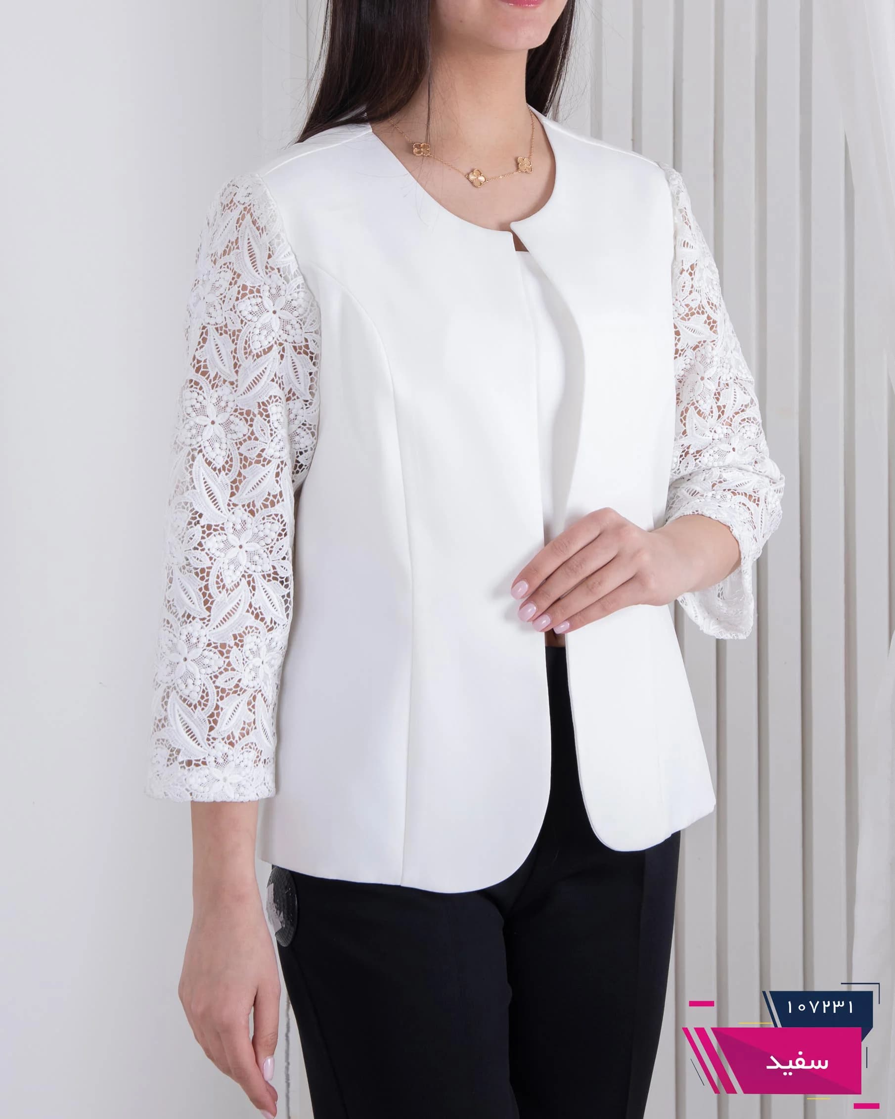 کت آستین گیپور NAFIS DRESS — تصویر ۶
