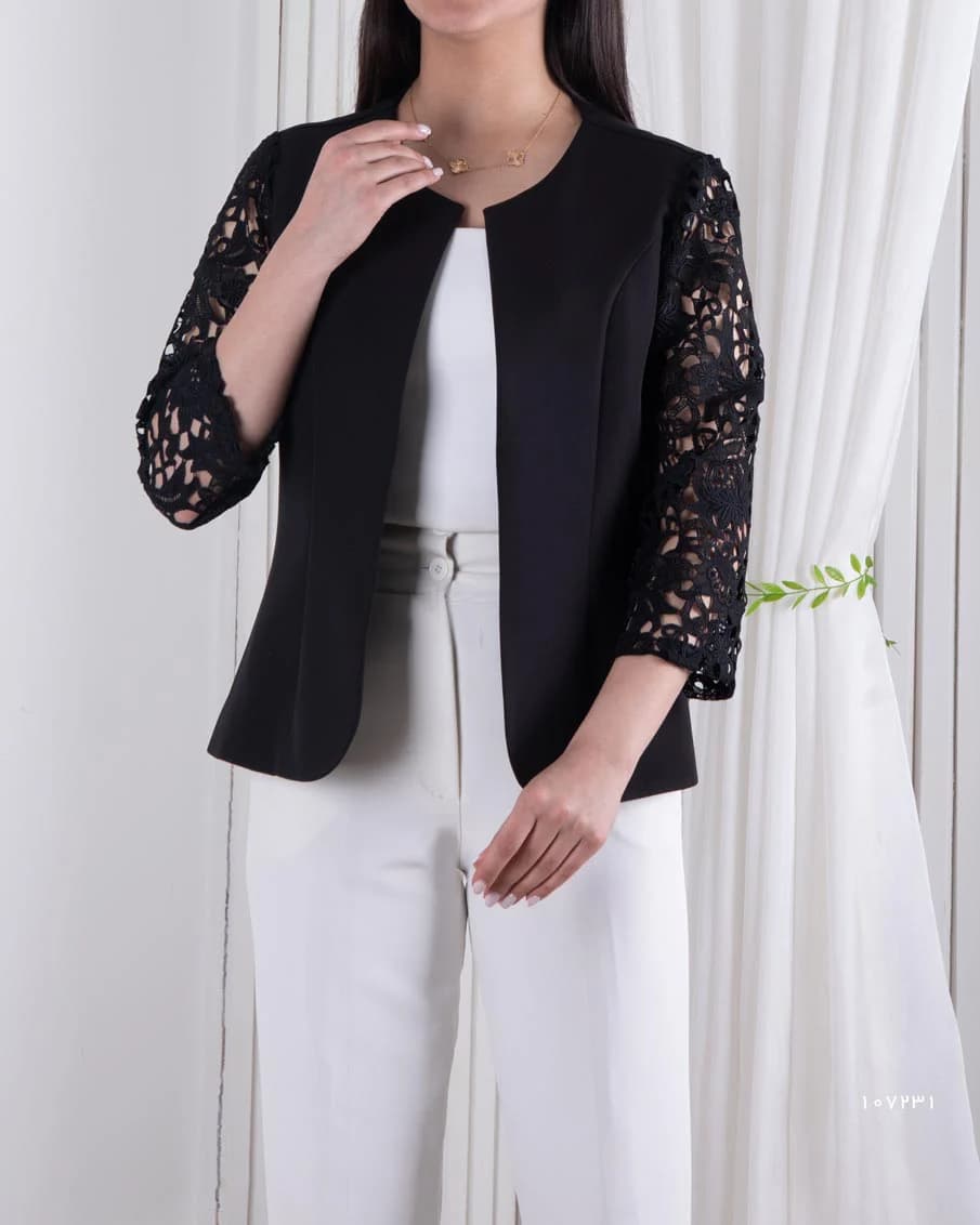 کت آستین گیپور NAFIS DRESS — تصویر ۷
