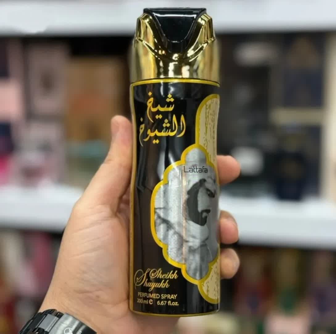 اسپری شیخ الشیوخ لوکس ادیشن برند لطافه 200 میلی لیتر — تصویر ۲