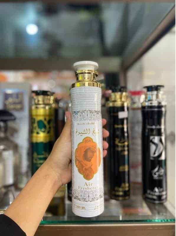 اسپری خوشبو کننده هوا شیخ الشیوخ خصوصی برند ارض الزعفران ساخت کشور امارات 300میل