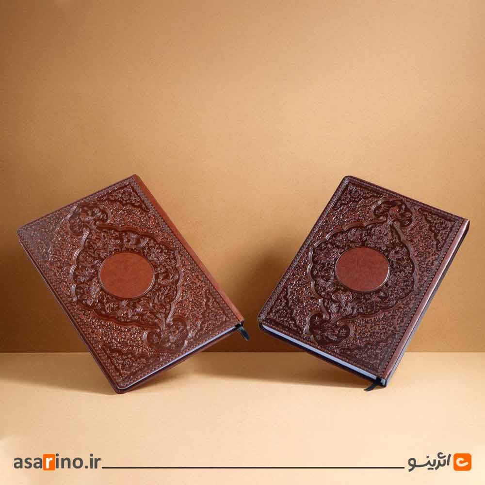 سررسید وزیری طرح گل و مرغ کد 35