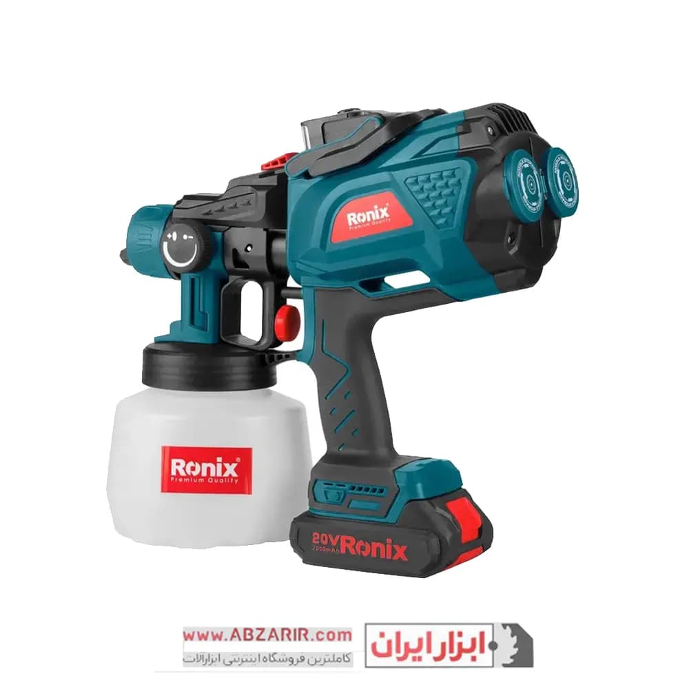 پیستوله رنگ پاش شارژی رونیکس مدل 8604 — تصویر ۳