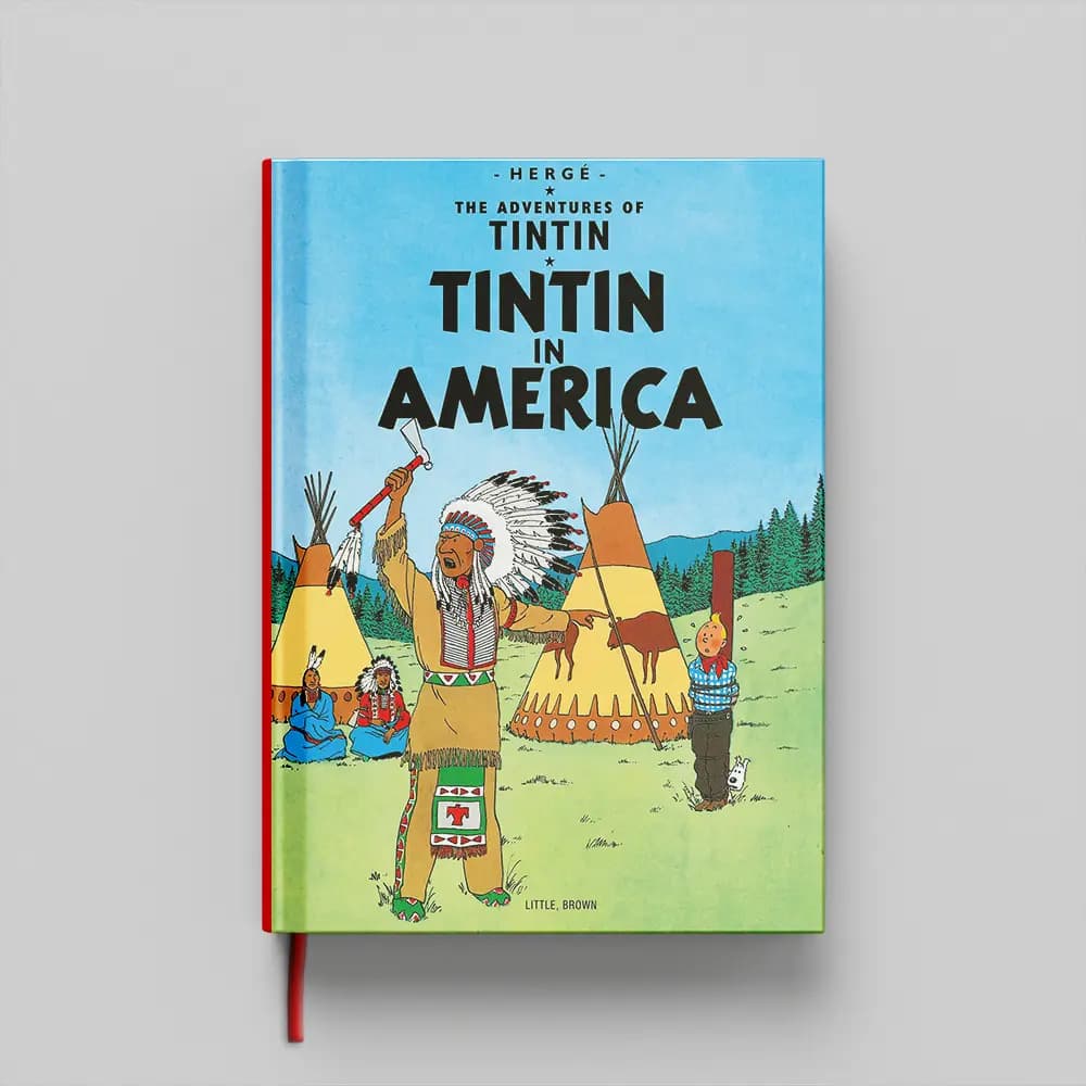 کتاب Tintin In America جلد سخت (HARDCOVER) — تصویر ۲