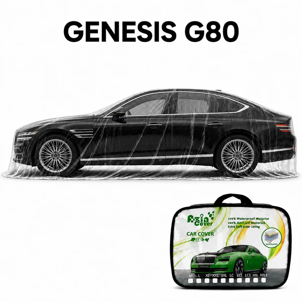 چادر 4 فصل چند لایه جنسیس G80 آذین روکش