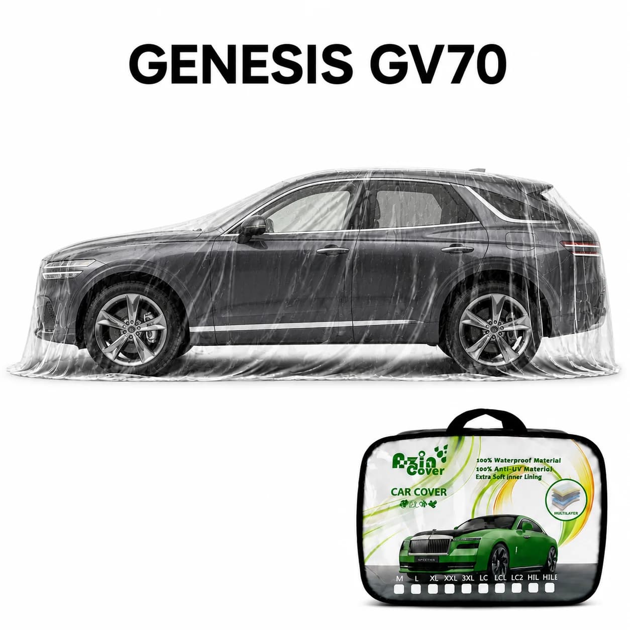 چادر 4 فصل چند لایه جنسیس GV70 آذین روکش