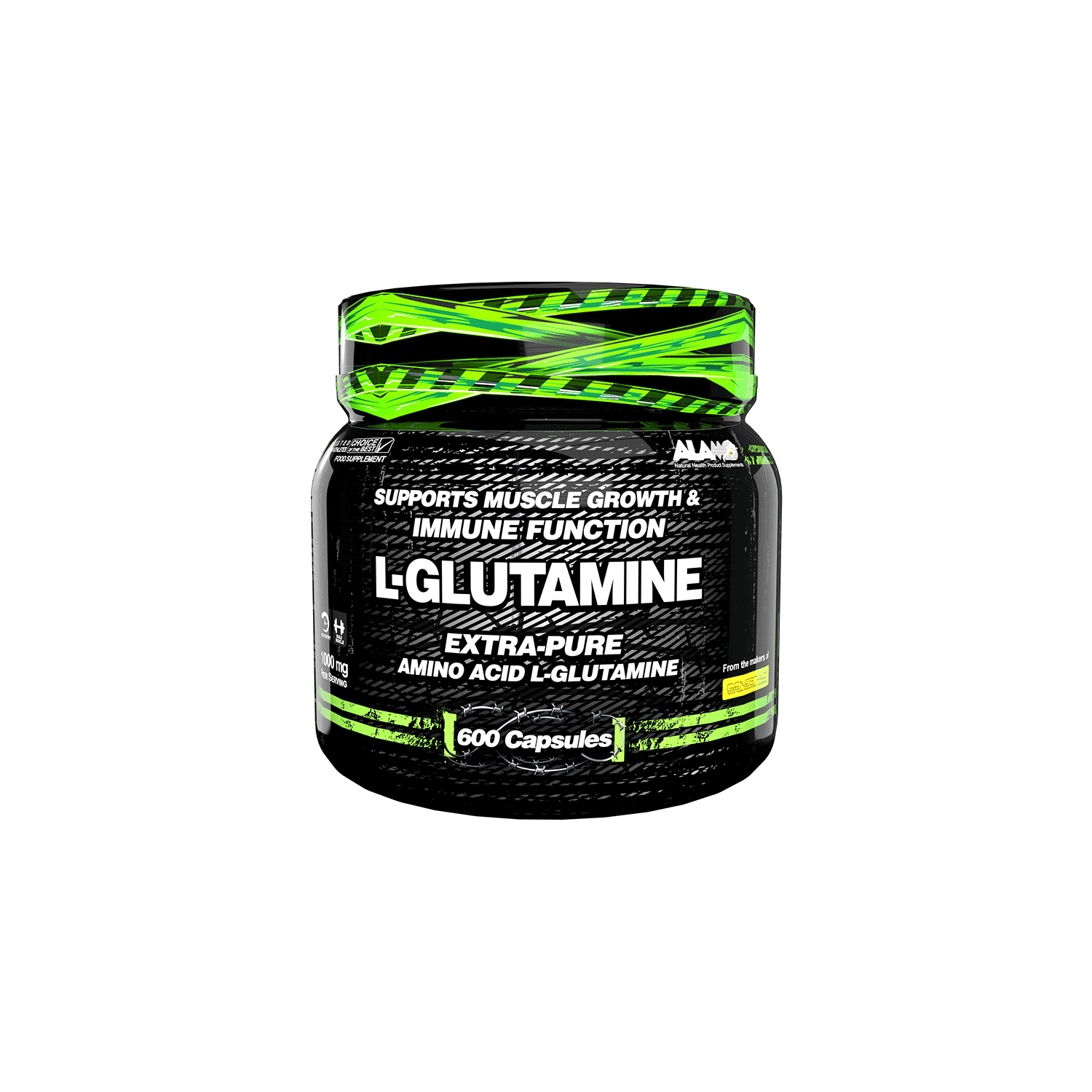 ال گلوتامین 600 عددی آلامو | L-GLUTAMINE 600 Caps ALAMO