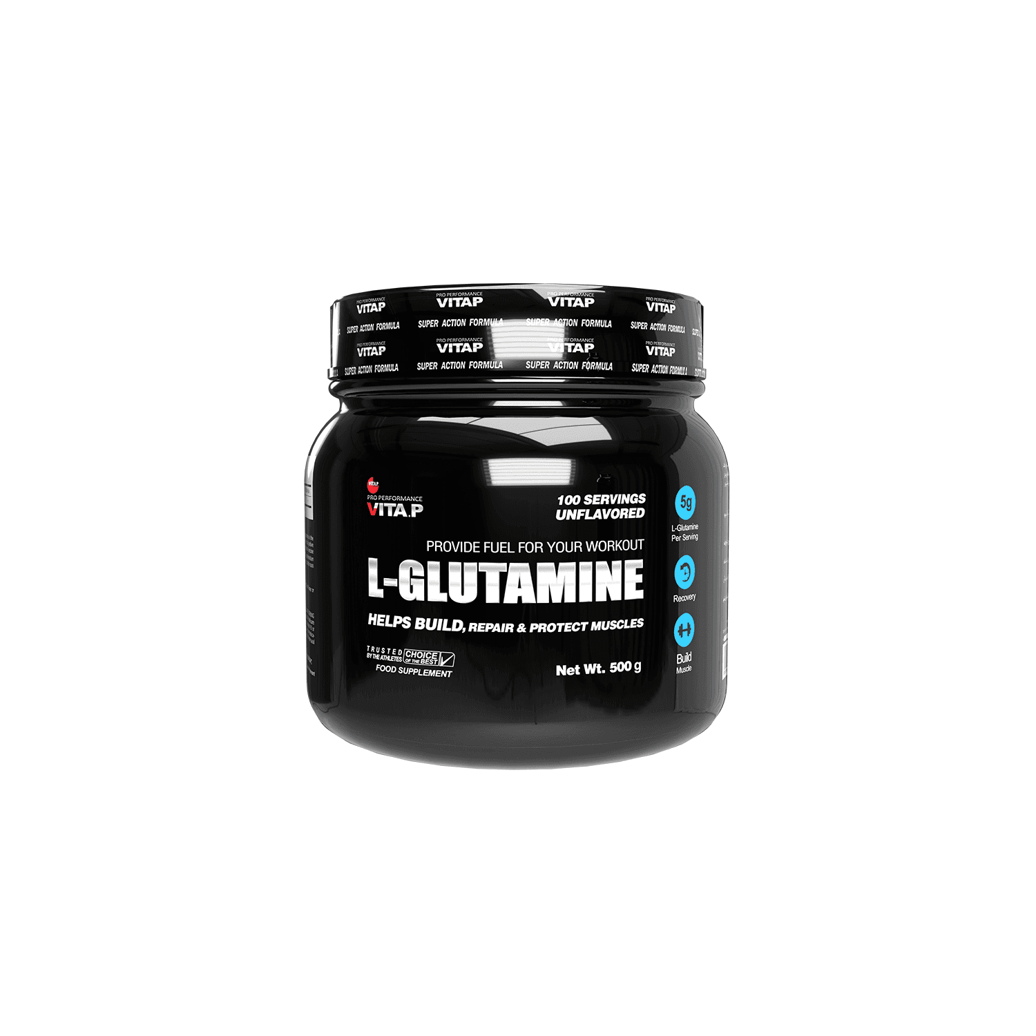 ال گلوتامین 500 گرمی ویتاپی | L-GLUTAMINE 500 gr VITA.P