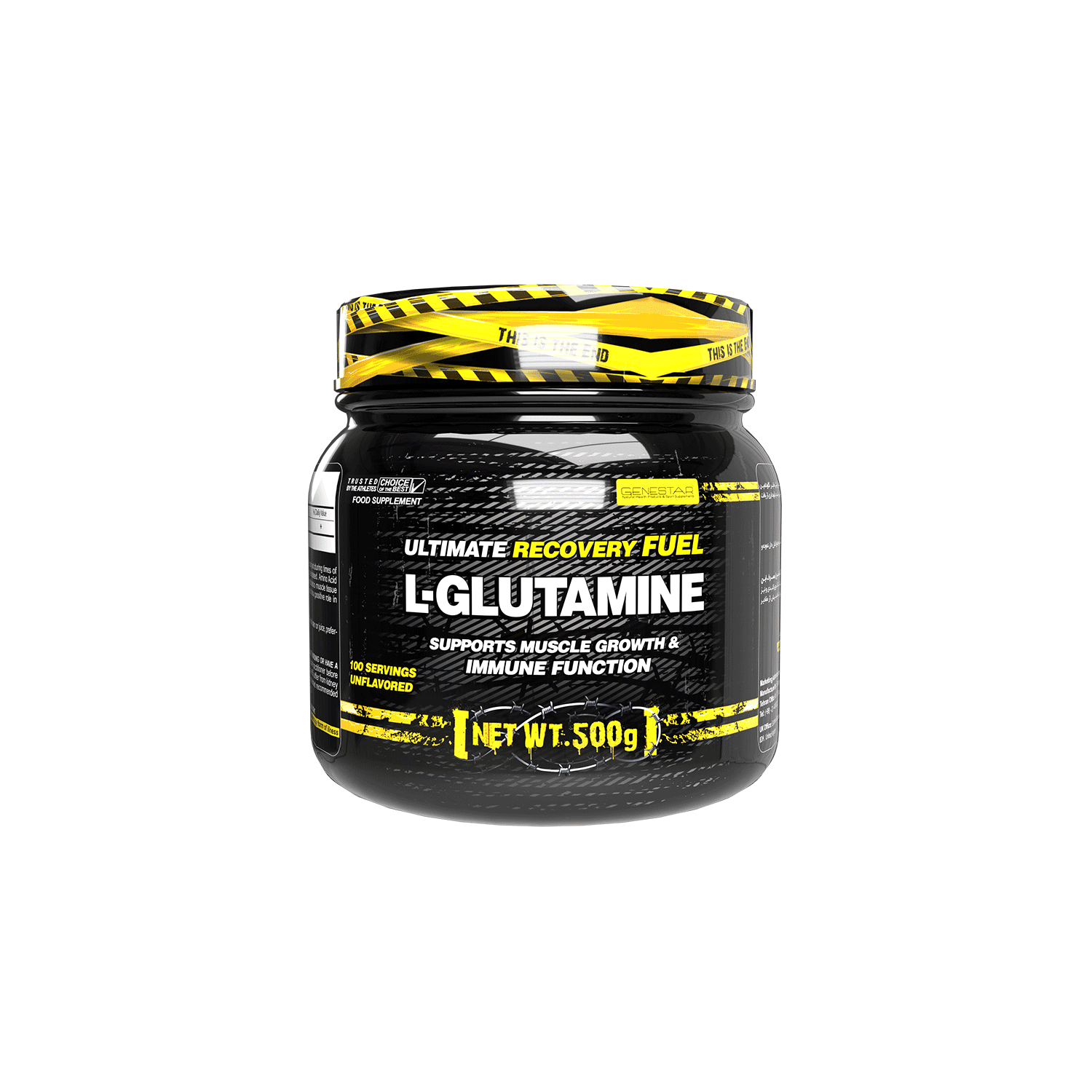ال گلوتامین 500 گرمی ژن استار | L-GLUTAMINE 500 gr GENESTAR