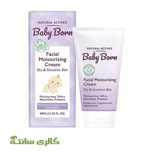 مرطوب کننده صورت کودک بیبی برن BABY BORN حجم 40 میل — تصویر ۲