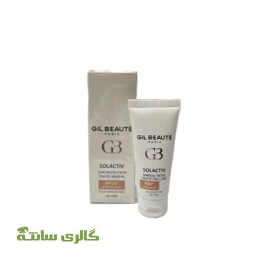 ضد آفتاب سول اکتیو بژ طبیعی ژیل بوته GIL BEAUTE حجم 40میل