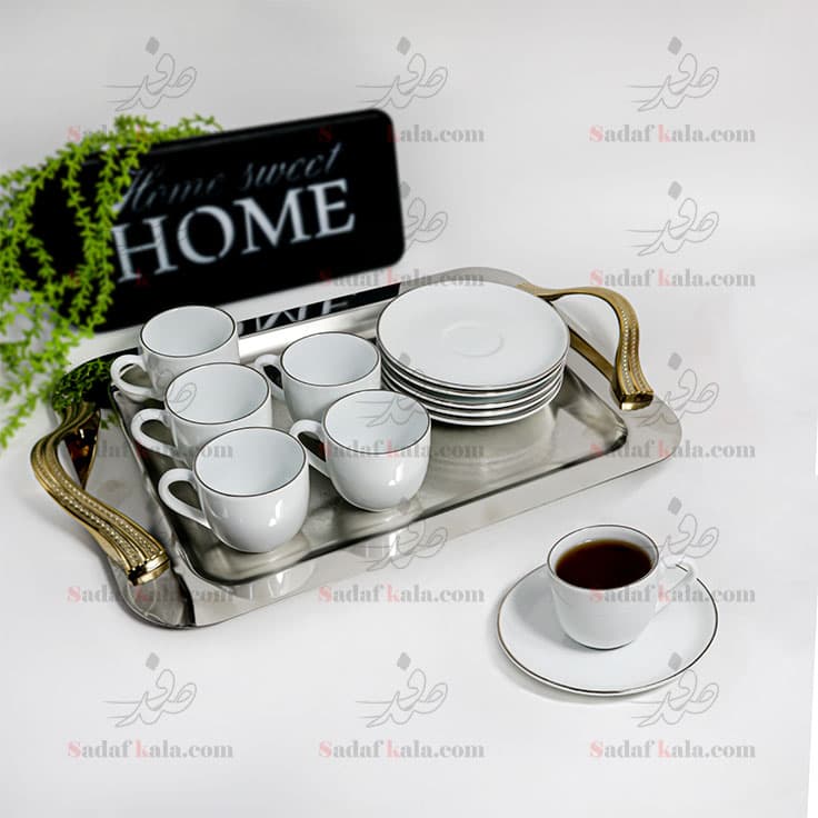 فنجان نعلبکی قهوه سمن زرین(6)/101160