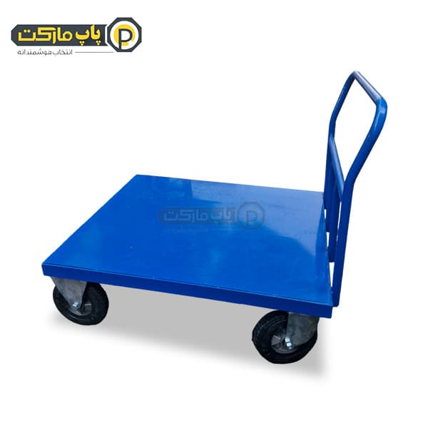 گاری 85*125 سنگین با چرخ بزرگ دایکاست تحمل 1 تن