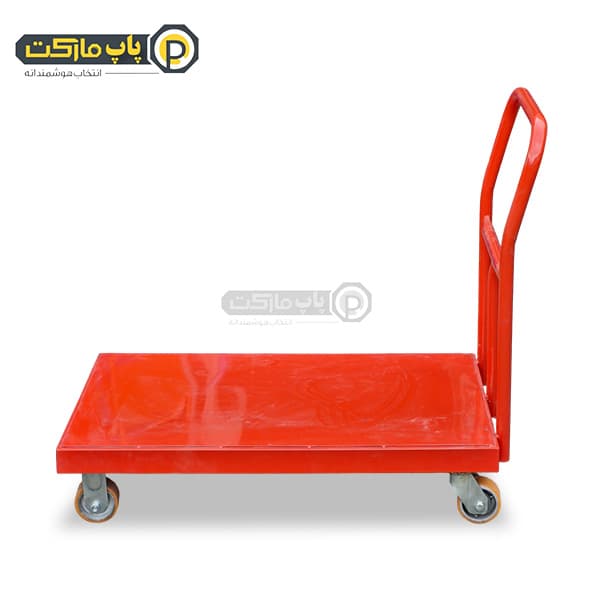 گاری 67*100 با چرخ پلی اورتان تحمل بار 1 تن