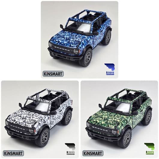 ماکت فورد برانکو کامو ادیشن 2020 کینسمارت(FORD BRONCO CAMO EDITION 2022 kinsmart) — تصویر ۳