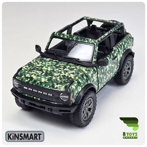 ماکت فورد برانکو کامو ادیشن 2020 کینسمارت(FORD BRONCO CAMO EDITION 2022 kinsmart) — تصویر ۵