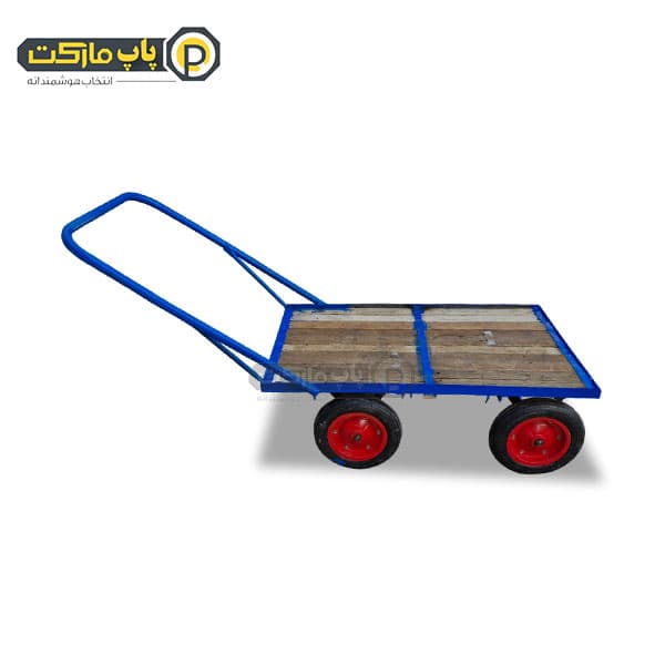 گاری سنتی 80*120 با چرخ فرغونی تو پر