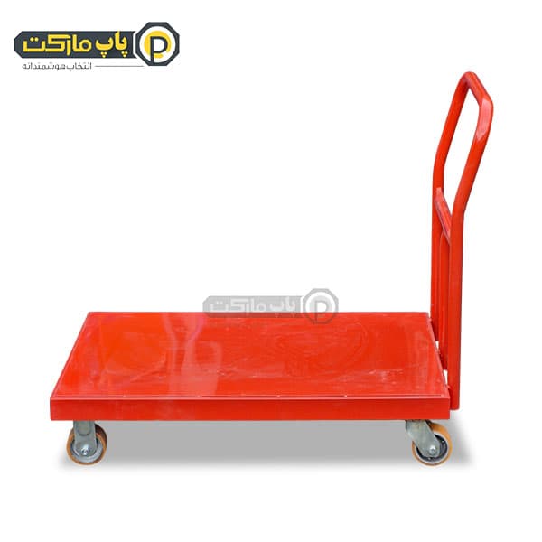 گاری 85*125 با چرخ پلی اورتان تحمل 1 تن