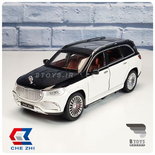 ماکت ماشین مرسدس بنز میباخ سفید چِژی (Mercedes Benz Maybakh Chezhi)