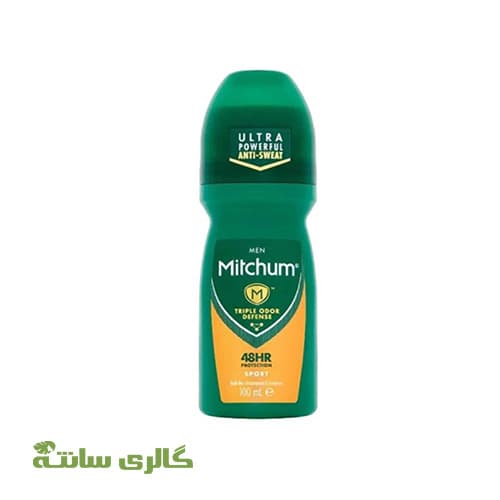 مام رول ضد تعریغ مردانه Sport میچوم Mitchum حجم 100 میل — تصویر ۲