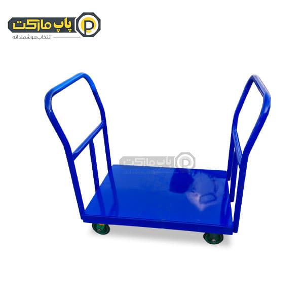 گاری 50*66 با چرخ باسکولی تحمل 1 تن