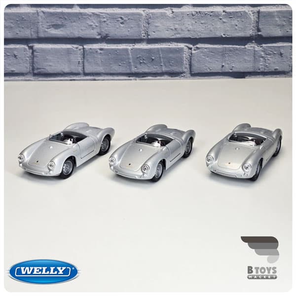 ماکت ماشین پورشه اسپایدر 550 ویلی(Porsche 550 Spyder welly)