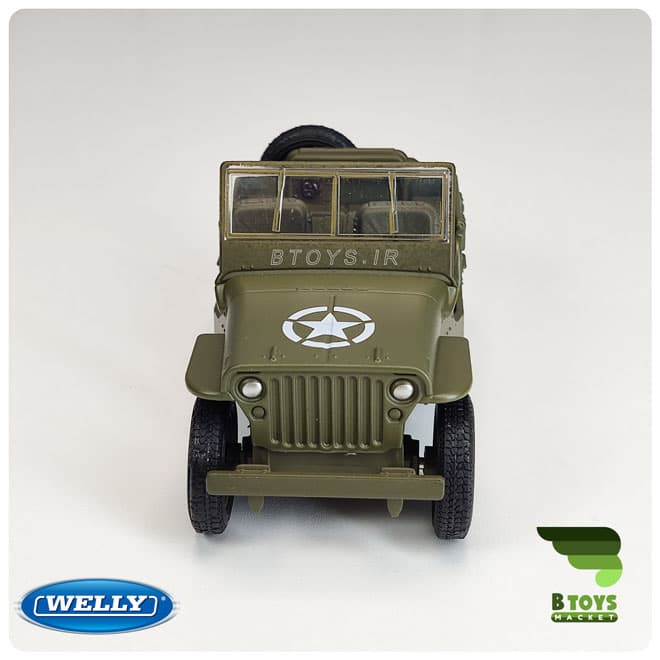 ماکت ماشین جیپ ویلیز نظامی ویلی(Jeep Willys MB 1941 welly) — تصویر ۴