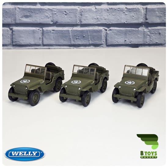 ماکت ماشین جیپ ویلیز نظامی ویلی(Jeep Willys MB 1941 welly)