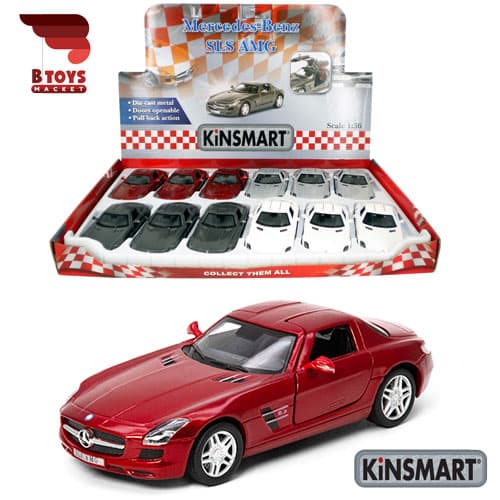 ماکت ماشین مرسدس بنز اس ال اس ای ام جی کینسمارت(Benz SLS AMG kinsmart) — تصویر ۲