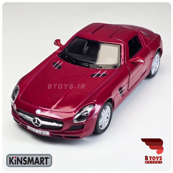 ماکت ماشین مرسدس بنز اس ال اس ای ام جی کینسمارت(Benz SLS AMG kinsmart) — تصویر ۶