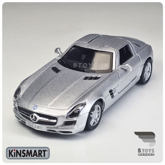 ماکت ماشین مرسدس بنز اس ال اس ای ام جی کینسمارت(Benz SLS AMG kinsmart) — تصویر ۵