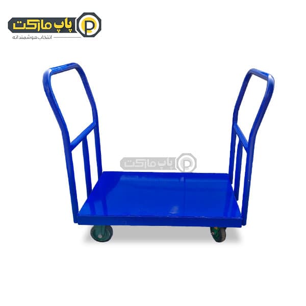 گاری دستی دو دسته با چرخ فوق تقویت 100 در 66 تحمل بار 1 تن