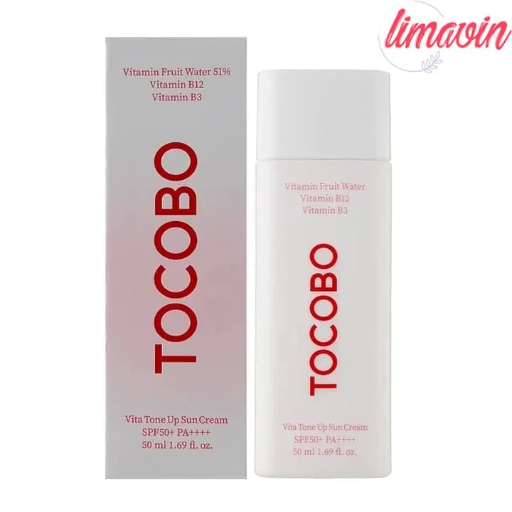 کرم ضد آفتاب بدون رنگ توکوبو SPF 50 مدل Vita Tone Up مناسب انواع پوست ‌حجم 50 میلی‌لیتر