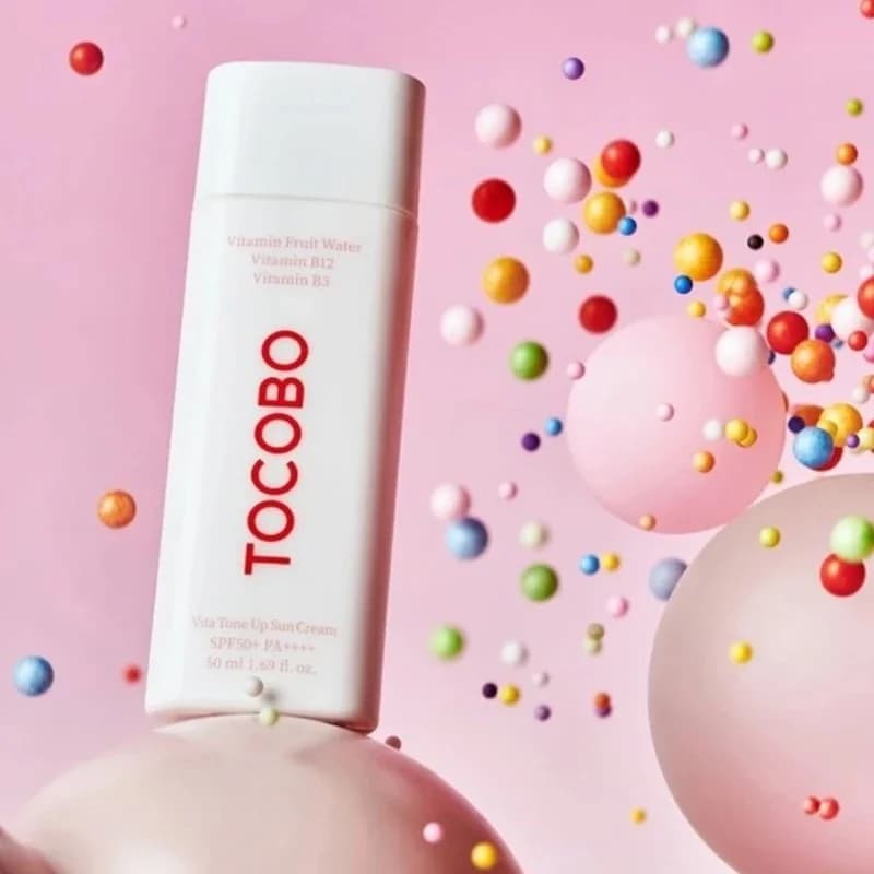 کرم ضد آفتاب بدون رنگ توکوبو SPF 50 مدل Vita Tone Up مناسب انواع پوست ‌حجم 50 میلی‌لیتر — تصویر ۳