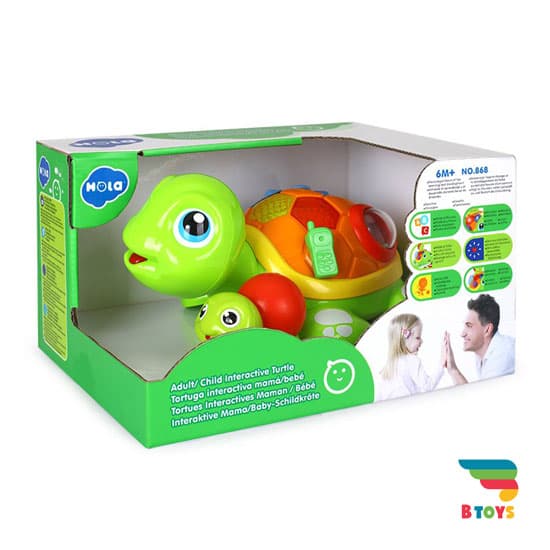 لاک پشت موزیکال مادر و فرزند هولی تویز(هولا تویز)کد 868(Hola toys-868)