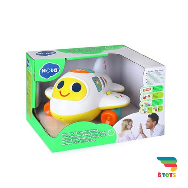 هواپیما موزیکال هولی تویز(هولا تویز)کد 6103(Hola toys-6103) — تصویر ۲