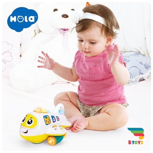 هواپیما موزیکال هولی تویز(هولا تویز)کد 6103(Hola toys-6103) — تصویر ۷