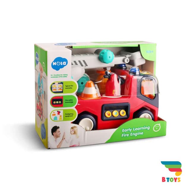 ماشین آتش نشانی موزیکال هولی تویز(هولا تویز)کد 9998(Hola toys-9998)