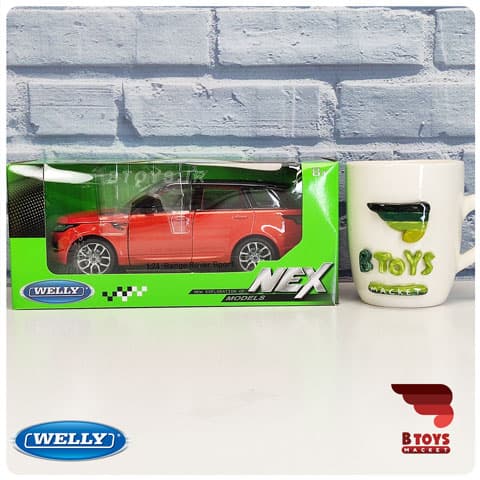 ماکت ماشین رنجرور اسپورت نارنجی ویلی(Range Rover Sport welly) — تصویر ۳