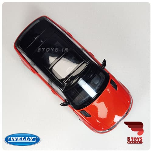 ماکت ماشین رنجرور اسپورت نارنجی ویلی(Range Rover Sport welly) — تصویر ۴