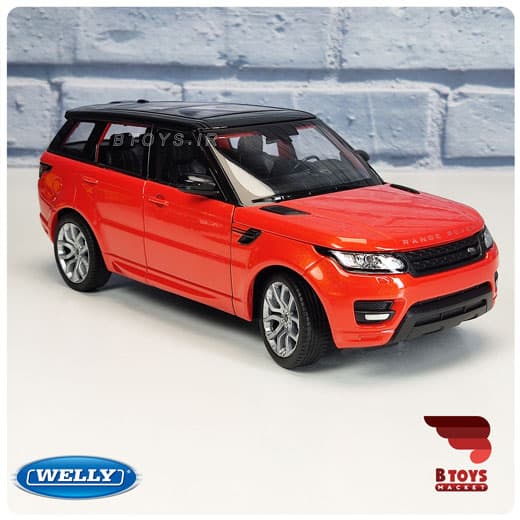 ماکت ماشین رنجرور اسپورت نارنجی ویلی(Range Rover Sport welly) — تصویر ۵