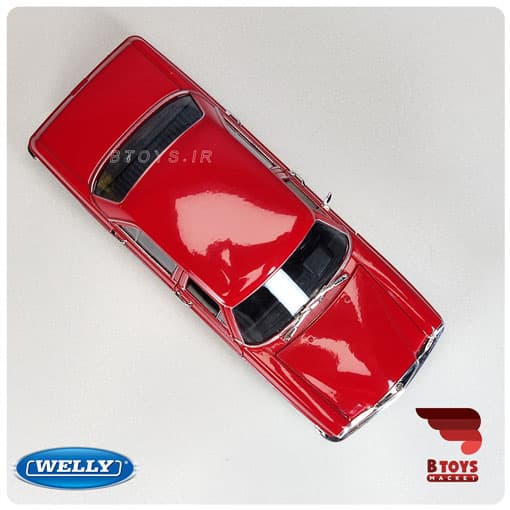 ماکت ماشین مرسدس بنز 220 (معماری)قرمز ویلی(Mercedes Benz 220 welly) — تصویر ۶