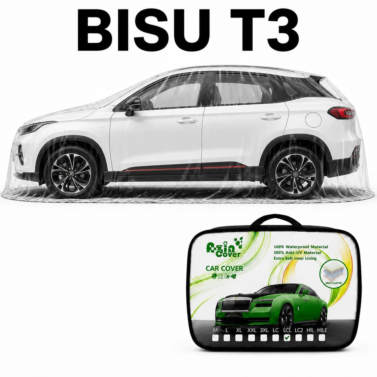 چادر 4 فصل چند لایه بیسو T3 آذین روکش
