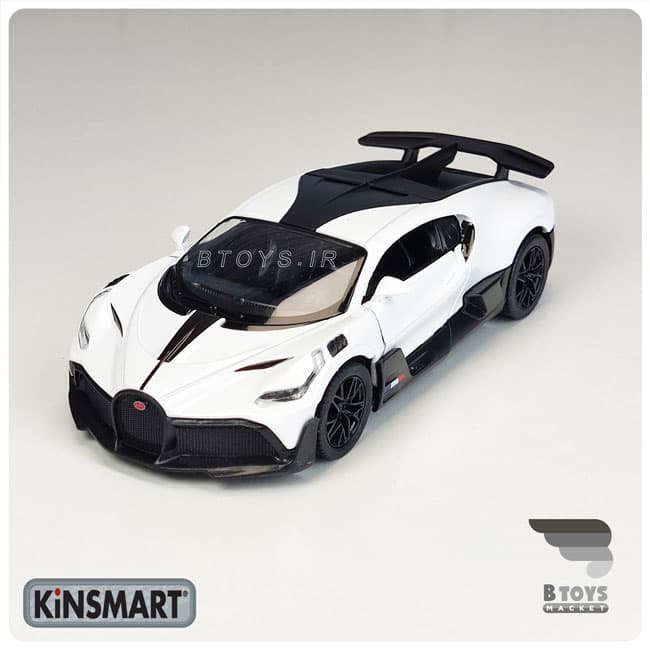 ماکت ماشین بوگاتی دیوو کینسمارت(Bugatti Divo kinsmart) — تصویر ۶
