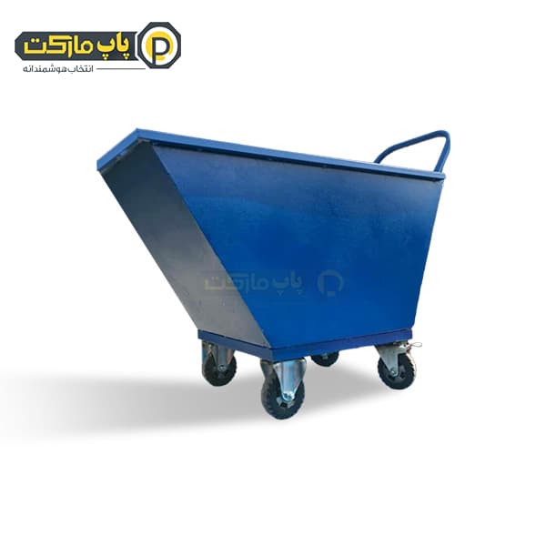 گاری دستی سطلی سفارشی ساز با چرخ دایکاست 70*100 — تصویر ۲