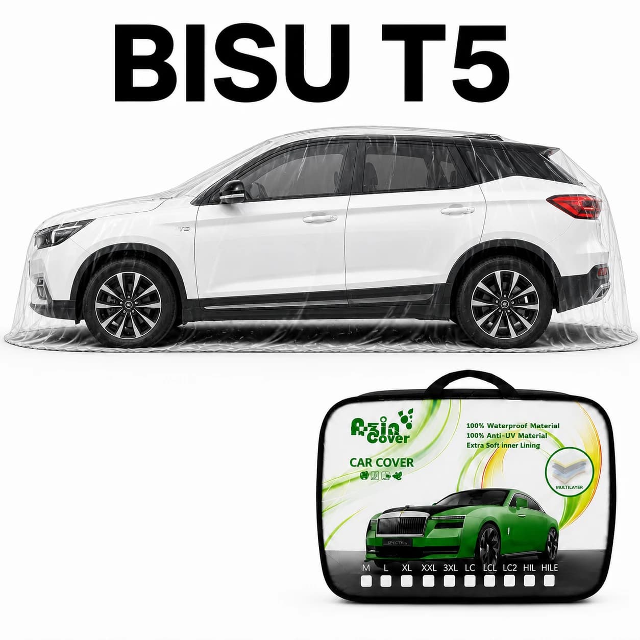 چادر 4 فصل چند لایه بیسو T5 آذین روکش